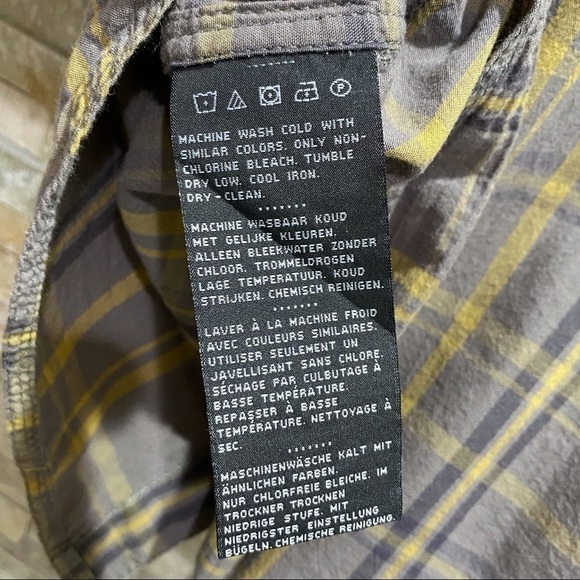 Harley Davidson Brown Button Down Plaid Shirt - Picture 9 of 9